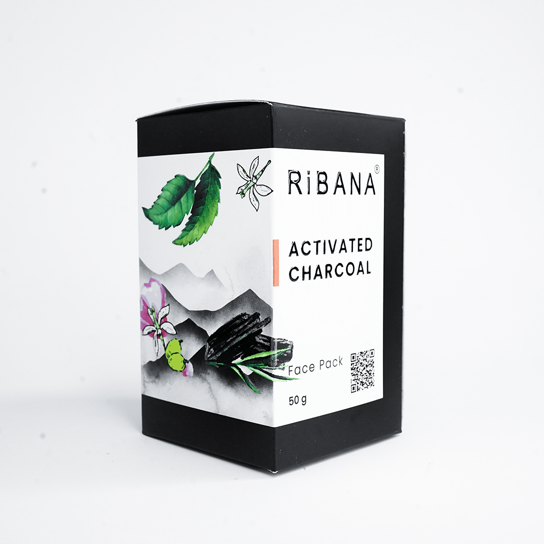 Ribana Face Pack Activated Charcoal-50gm
