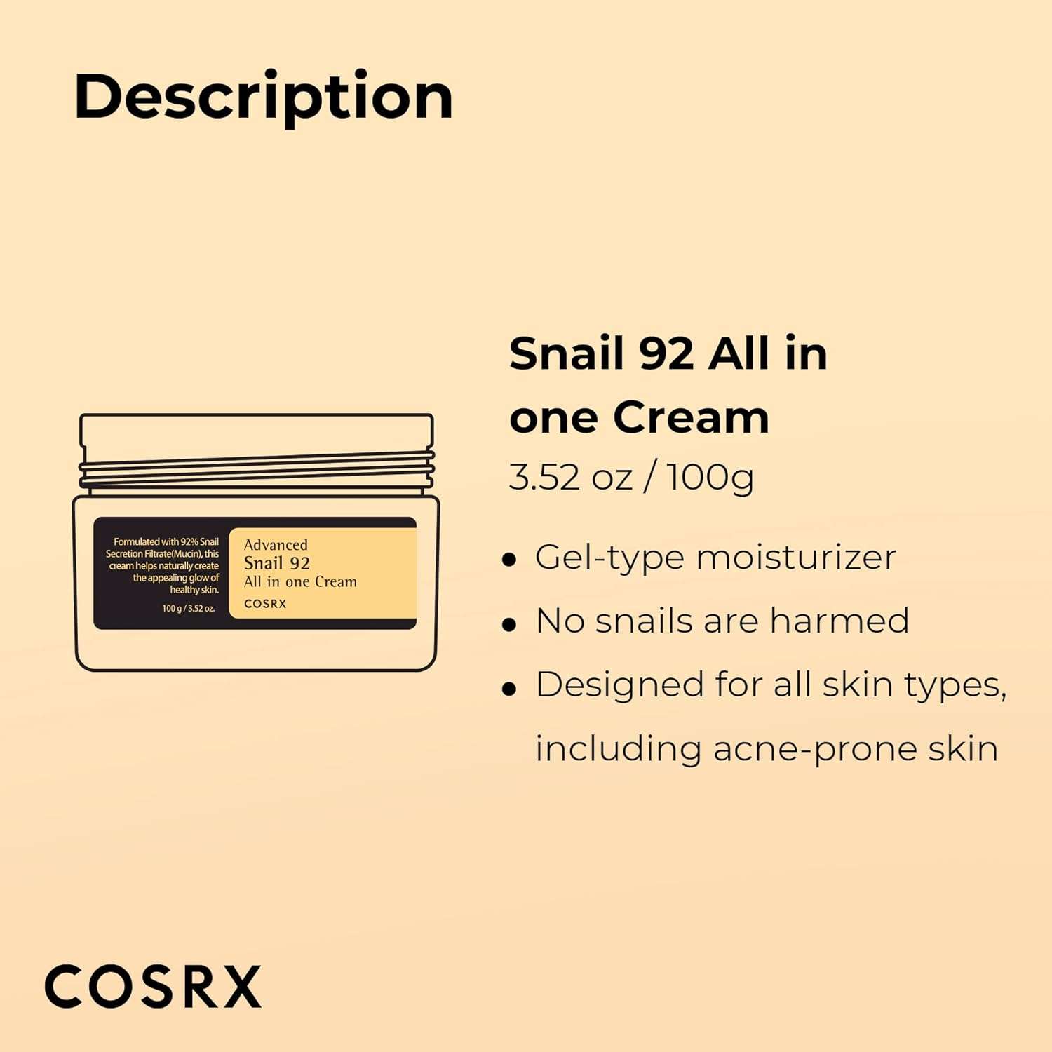 COSRX Advanced Snail 92 All in one Cream - Image 7