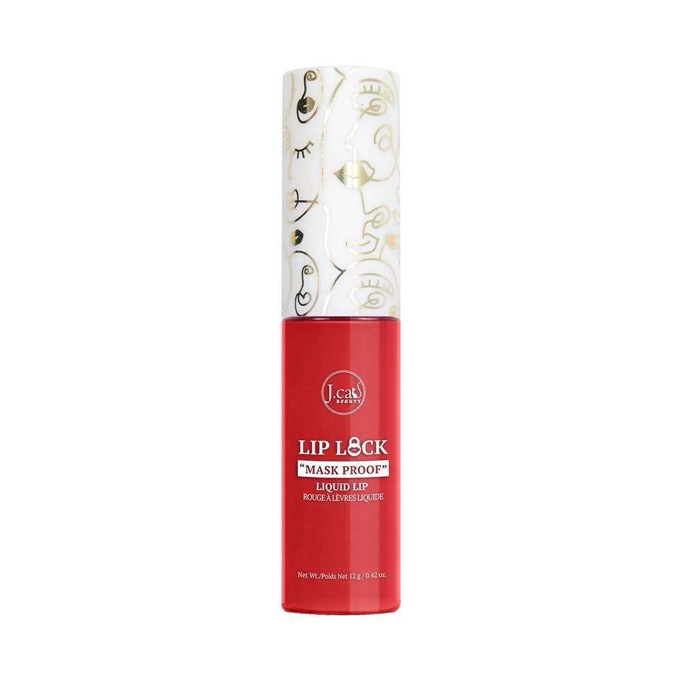 J.Cat Beauty Lip Lock Mask-Proof Liquid Lip  (First Response)
