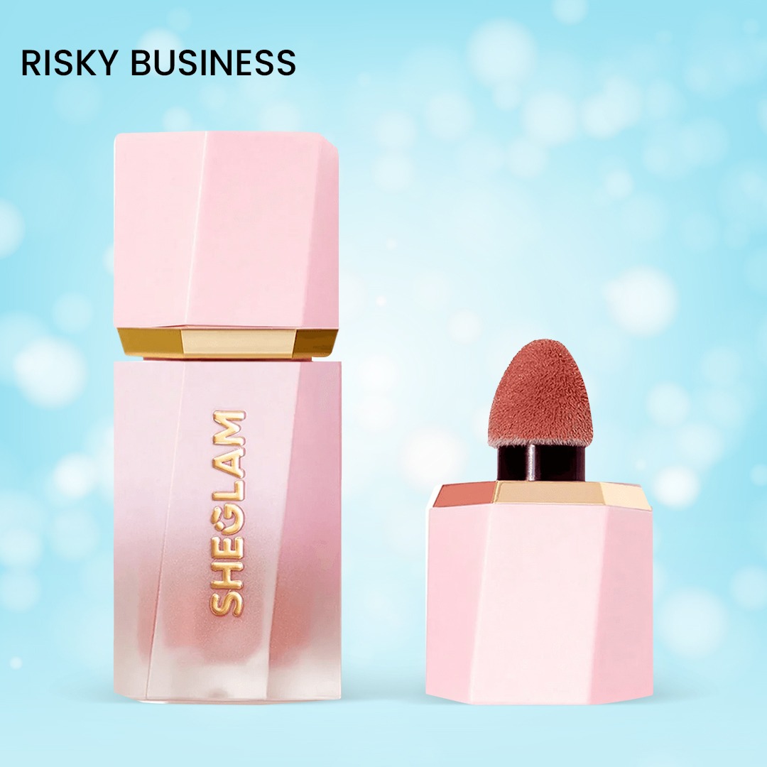 SHEGLAM Color Bloom Liquid Blush Matte Finish Risky-Business